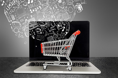 网上购物 背景图片
